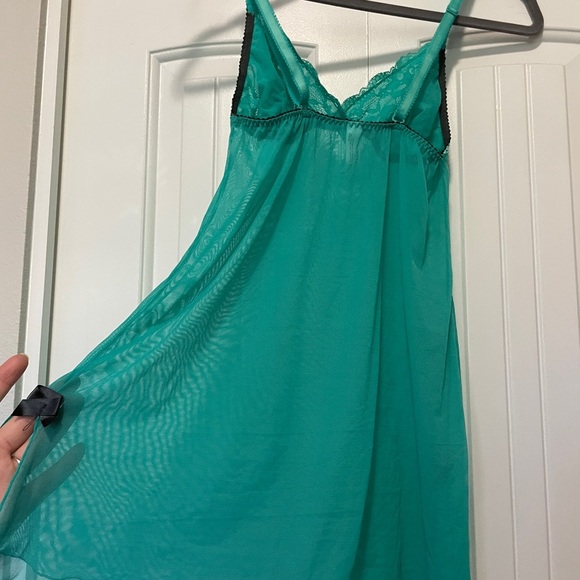 Cosabella Amore | Turquoise Lace Chemise - Picture 6 of 7
